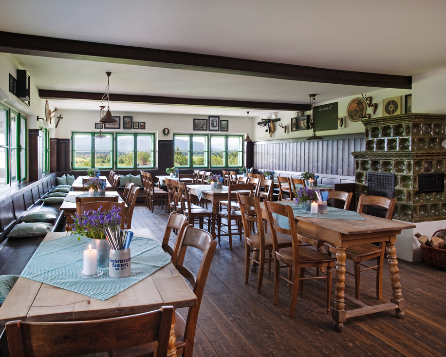 Oberes Stüberl Klosterbräustüberl Reutberg in Sachsenkam bei Bad Tölz, Bayern